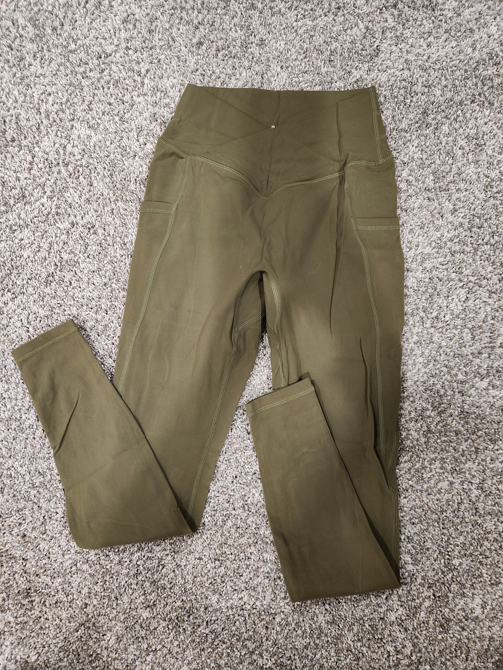 BuffBunny Olive High-Rise Performance Leggings